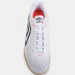 Chuteira Futsal Umbro Techno Unissex Branco