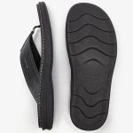 Chinelo Democrata Lazy Couro Masculino Preto