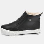 Tênis Via Marte Casual Abotinado 030-001 Feminino Preto