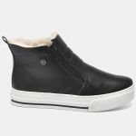 Tênis Via Marte Casual Abotinado 030-001 Feminino Preto