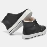 Tênis Via Marte Casual Abotinado 030-001 Feminino Preto