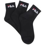 Kit 3 Pares Meias Fila Cano Médio Unissex Preto