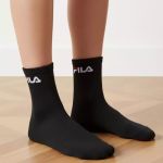 Kit 3 Pares Meias Fila Cano Médio Unissex Preto