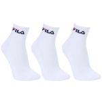 Kit 3 Pares Meias Fila Cano Médio Unissex Branco