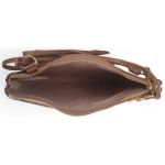 Bolsa Classe Couro Crossbody Feminina Marrom