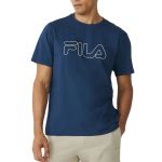 Camiseta Fila Regular Letter Outline Masculina Marinho