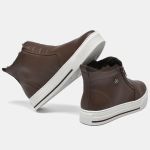 Tênis Via Marte Casual Abotinado 030-001 Feminino Marrom