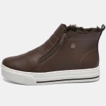 Tênis Via Marte Casual Abotinado 030-001 Feminino Marrom