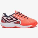 Chuteira Futsal Umbro Pro 5 Infantil Coral
