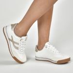 Tênis Via Marte 237-003 Feminino Marfim