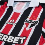 Camisa New Balance Away Torcedor São Paulo Masculina Vermelho