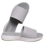 Chinelo Gaspea Skechers On The Go 600 Feminino Cinza