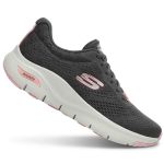 Tênis Skechers Arch Fit 2.0 Big League Feminino Grafite