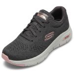 Tênis Skechers Arch Fit 2.0 Big League Feminino Grafite