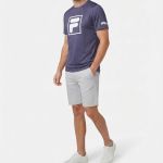 Camiseta Fila F-Box Graphic Run Masculina Marinho
