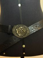 Cinto Black Rose Belt