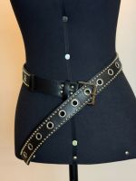 Black Eyelet Belt