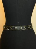 Black Eyelet Belt