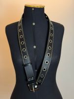 Black Eyelet Belt