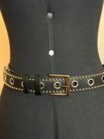 Black Eyelet Belt