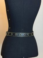 Black Eyelet Belt