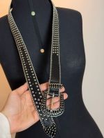 Studded Noir Belt