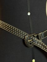 Studded Noir Belt
