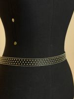 Studded Noir Belt