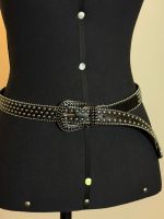 Studded Noir Belt