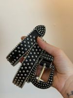 Studded Noir Belt