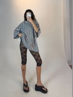 Camiseta Over Stripe — Old Summer