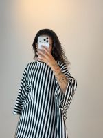 Camiseta Over Stripe — Old Summer