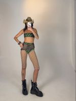 Calça de Renda Wave – Areia