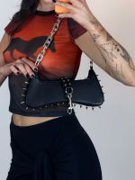 Bolsa Chain Spike Black