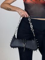 Bolsa Chain Spike Black