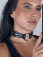 Choker Biker Argola