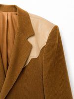 Blazer Vintage Pioneer Wear Western Veludo
