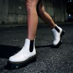 Dr. Martens Chelsea Boot Plataforma White