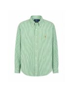 Camisa Ralph Lauren Listrada Green Custom Fit
