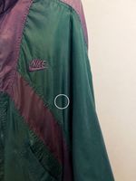 Jaqueta Nike Vintage Corta-Vento Verde e Roxa