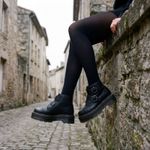 Dr. Martens Platform Buckle Boots
