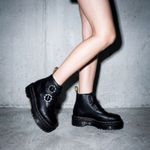 Dr. Martens Platform Buckle Boots