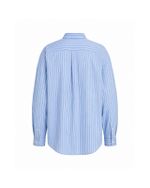 Camisa Ralph Lauren Vintage Listrada Azul Oversized