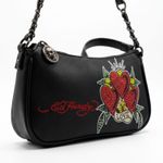 Bolsa Ed Hardy “Love Hearts” Shoulder Bag Y2K
