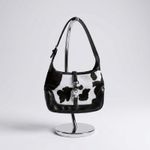 Bolsa Cow Print Shoulder Bag Vintage