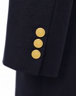 Blazer Burberrys Vintage 90s Oversized Azul Marinho