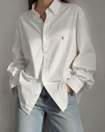 Camisa Ralph Lauren Vintage Oversized Off White