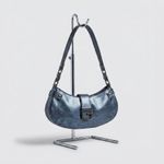 Bolsa Guess Metallic Blue Shoulder Bag Vintage