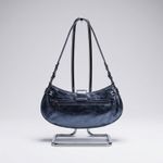 Bolsa Guess Metallic Blue Shoulder Bag Vintage