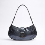 Bolsa Guess Metallic Blue Shoulder Bag Vintage